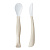 Набор ложек для кормления 2 штуки Happy Baby 15003 light gray